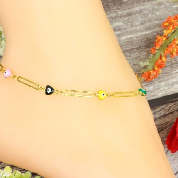 "Elegant Handmade Anklet – Delicate Jewelry for Women, MAR091484 - Picture 4 of 10